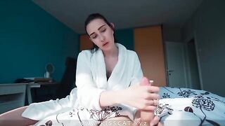 The stepson was caught with his cock in his stepmom's pussy, oops!