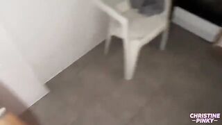 A couple fucked in the kitchen, late at night