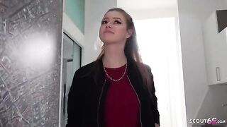 Petite teen Olivia Sparkle gets fucked by German scout