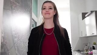 Petite teen Olivia Sparkle gets fucked by German scout