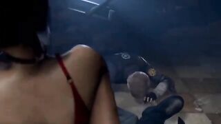 Ada Wong cheated on Leon Kennedy and rode a dick in 3D animation