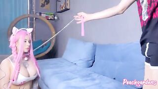 My obedient stepsister Kitty, a teenage cat girl, will do anything I tell her to