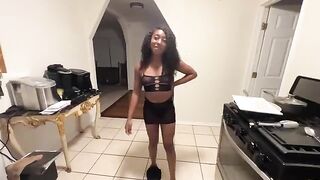 The step daddy suspected that his stepdaughter is running out to see someone