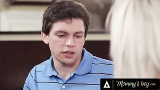 A busty stepmom Nina Elle gets her pussy railed hard by a big cock