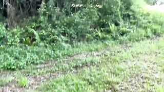 First sextape in the forest from this young French amateur couple