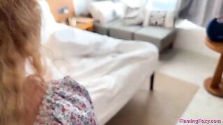 Young chick gets fucked on a private party in the seaview club hotel of California