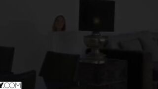 Kelly celebrates her special day with an intense anal threesome experience