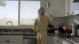 A cheating blonde gets her pussy railed hard by a huge cock