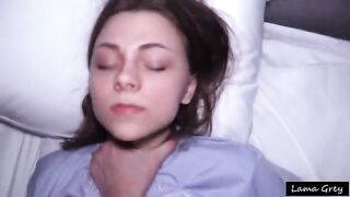 The girl with the cute face has an incredible experience