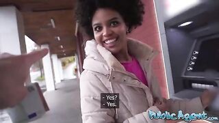 The agent pays a Brazilian girl to fuck outdoors for cash in this steamy Public Agent scene