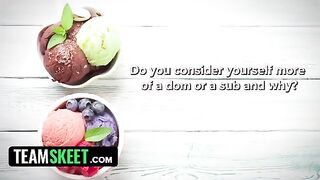 The gorgeous Jewelz Blu gets fucked for a cool ice cream on a hot day