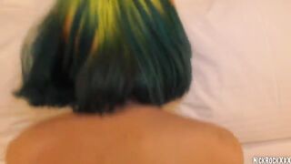 Rainbow teen gets fucked on her 18th birthday hard