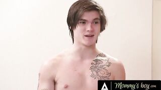 Pervert stepson fucked his sexy MILF mom Crystal Rush