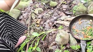 A cooking show and outdoor sex with a viral single mom pinay
