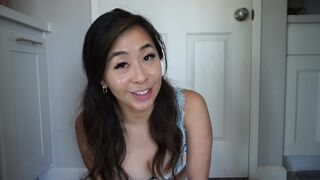 Summer themed panties try-on with Kaedia Lang’s encouragement