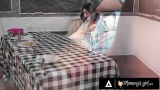 MILF auctions her pussy to raise funds for her stepdaughter’s college expenses