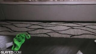 Petite hotties Vanna and Alexis enjoy passionate lesbian sex with toys