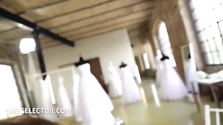 First time sex with a big-breasted bride in POV, featuring Liya Silver