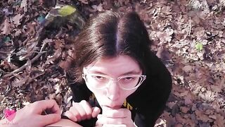 The best blowjob moments with the cute and nerdy webtolove