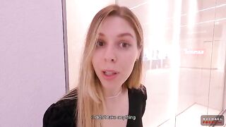 Shoplifter gets fucked in the toilet of the mall