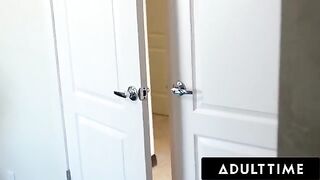 The hot MILF Alexis Fawx caught her teen neighbor Carter Cruise in the act
