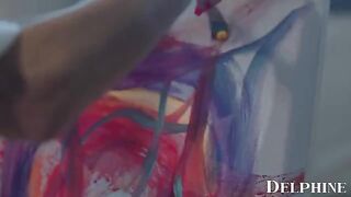 Art teacher Silvia Saige seduces her student with a passionate lesson
