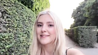 Eva Elfie got her pussy filled with stranger's cum in Paris