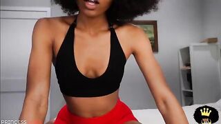 Step mom caught you jerking off, finishes with a bang in a steamy JOI scene