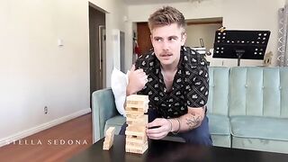 Two hot guys fucked two sexy babes on a bed