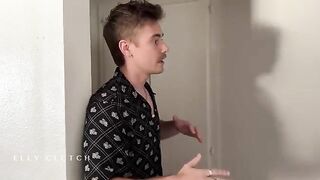 Two hot guys fucked two sexy babes on a bed
