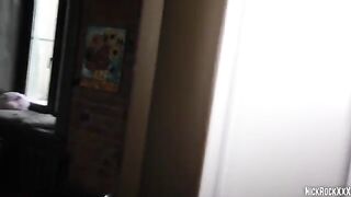 A teen with big tits gets fucked hard and fast by a horny neighbor