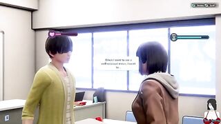 3D Hentai School Girl Yuna Room Girl All Sex Scenes Part 2