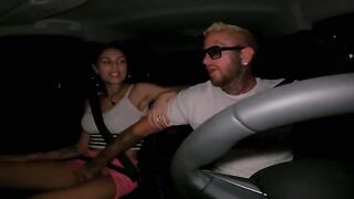 A pretty 18-year-old girl, like Candy Giada, got fucked in the car
