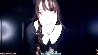 The guy made a creampie in the ass of Wednesday Addams, showcasing a kinky twist