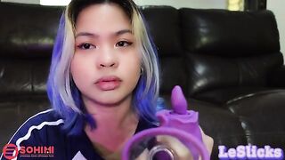 A naughty Filipino girl played with her pussy using a Sohimi Rose vibrator