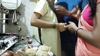Indian guy fucked two girls in a threesome sex video