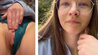 Public & outdoor teen squirt compilation featuring big labia and intense orgasms