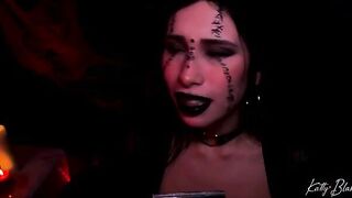 The evil witch Katty Blake got fucked by a huge dick