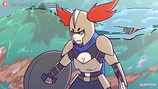 Cartoon Gangbang with Monsters and Furry Anime