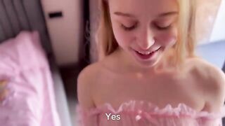 A young man helped his stepsister to choose underwear for a date