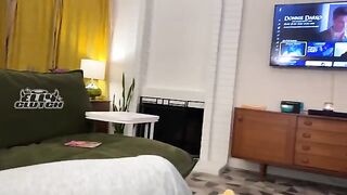 A date with a stranger ends up as a threesome with her roommate
