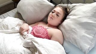 A cute girl skipped classes with her stepfather in a steamy scene
