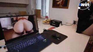 Fix my laptop and you'll get a taste of my sweet pink pussy!
