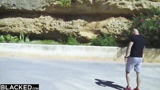 Naughty wifey Sexy Blonde Venera gets the BBC DP of her dreams