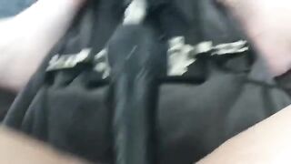 A girl gets fucked by a machine and comes loudly