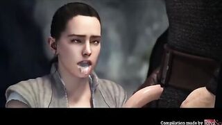 2021 Star Wars Compilation with Rey's hot scenes