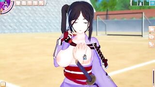 Game Koikatsu! ]Fuck huge tits DanMachi Yamato Mikoto's 3D porn