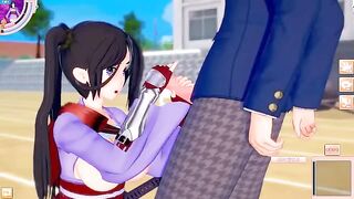 Game Koikatsu! ]Fuck huge tits DanMachi Yamato Mikoto's 3D porn
