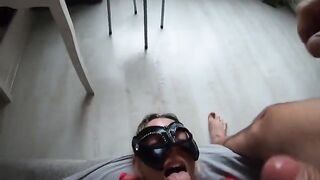 Babe fucked in her ass and received two discharges