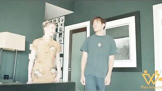 Melody Marks gets her pussy railed by a huge Asian cock in HD